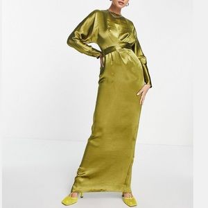 ASOS design maxi dress with batwing sleeves